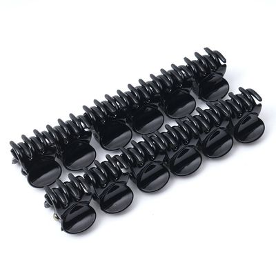 24 Pieces Mini Jaw Clips Plastic Hair Claw Clips for Girls, No-Slip Grip Small Black Hairpin Clamps