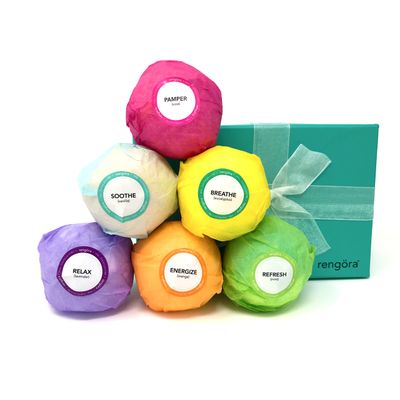 Bath Bombs Luxury Gifts Set for Women, Aromatherapy 4 oz Bubble Bath Bombs, Natural Bath Bombs for Relaxation and Stress Relief, Birthday Gifts, Calming Spa Essentials, Perfect Bath Gifts by rengra