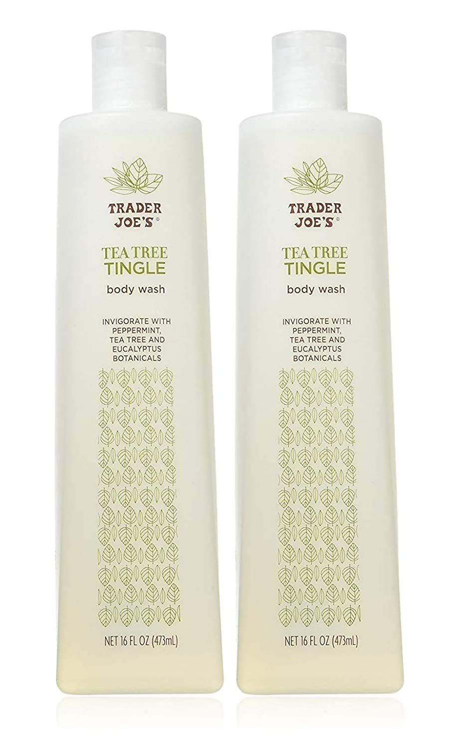 Trader Joe&#39;s 2 Packs Tea Tree Tingle Body Wash with Peppermint and Eucalyptus - Cruelty-free