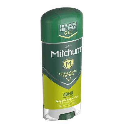 Mitchum Anti-Perspirant &amp; Deodorant Clear Gel, Mountain Air - 3.4 Oz (6 Packs)