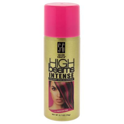 Salon Grafix High Beams Intense Temporary Spray - Popstar Pink for Unisex - 2.7 oz Hair Color