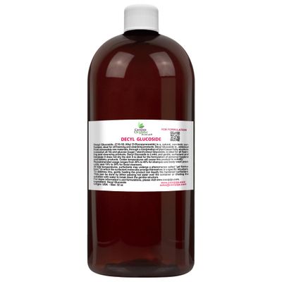 Dr Joe Lab Decyl Glucoside Natural Surfactant - Surfactants for Soap Making, Lauryl Glucoside, DIY Shower Gel, Skin Care, Body and Face Wash, Plant Derived, Natural - 32 Oz