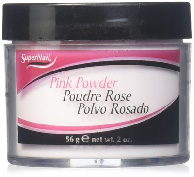 Supernail Nail Powder, Pink, 2 Ounce