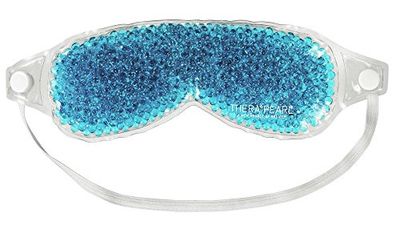 Eye Mask by TheraPearl, Ice Pack, Flexible Gel Beads for Hot Cold Therapy, for Puffy, Swollen Eyes &amp; Relaxation, Non Toxic &amp; Reusable