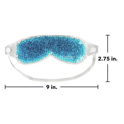 Eye Mask by TheraPearl, Ice Pack, Flexible Gel Beads for Hot Cold Therapy, for Puffy, Swollen Eyes &amp; Relaxation, Non Toxic &amp; Reusable