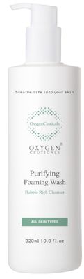 OxygenCeuticals Purifying Foaming Wash, Anti-Acne Foaming Cleanser for Sensitive Skin, Acne-Prone, Oily Skin, 10.8 oz (320ml)