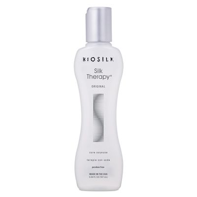 BioSilk Silk Therapy Original, Reconstructing Treatment For Adding Shine &amp; Helping Prevent Split Ends, Sulfate, Paraben, &amp; Cruelty-Free, 5.64 Oz