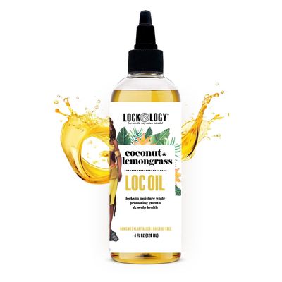 Lockology Loc Oil; Coconut Lemongrass Loc Moisturizer for Dreads; Hair Oil for Locs Products for Dreadlock Products