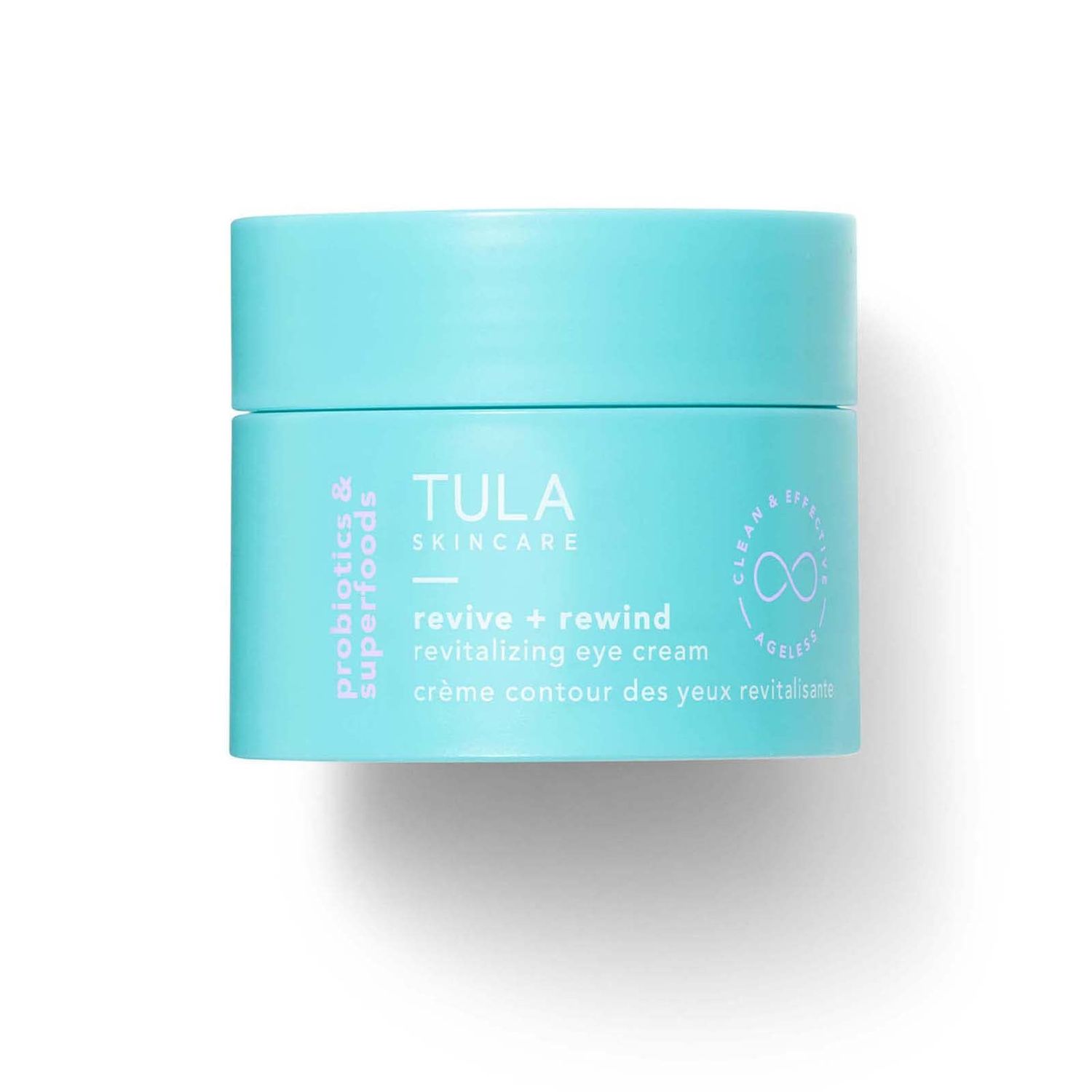 TULA Skin Care Revive &amp; Rewind Revitalizing Eye Cream - Smooth Fine Lines, Dark Circles &amp; Puffiness, 0.5 oz.