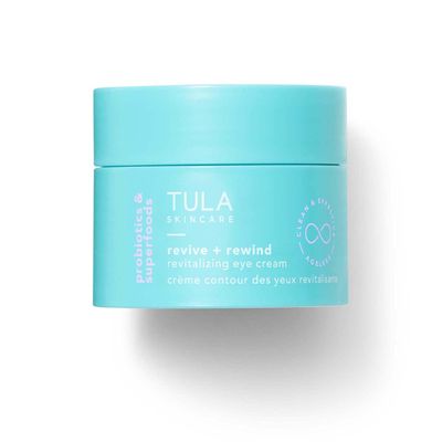TULA Skin Care Revive &amp; Rewind Revitalizing Eye Cream - Smooth Fine Lines, Dark Circles &amp; Puffiness, 0.5 oz.