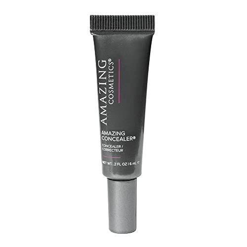 AmazingCosmetics Amazing Concealer, multipurpose full coverage concealer 0.2 Oz, Light Golden