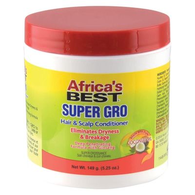 Africa&#39;s Best Super Gro Hair and Scalp Conditioner, 5.25 Oz (AB20203)