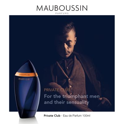 Mauboussin - Private Club 100ml (3.3 Fl Oz) - Eau de Parfum for Men - Woody &amp; Oriental Scents