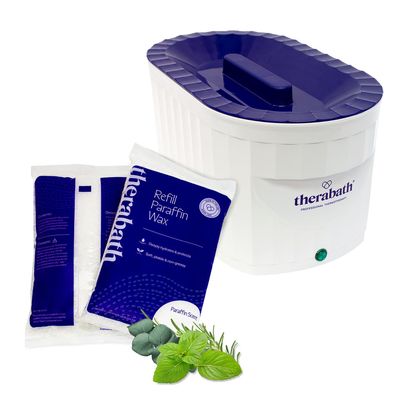 Therabath Professional Thermotherapy Paraffin Bath - Arthritis Treatment Relieves Muscle Stiffness - For Hands, Feet, Face and Body - 6 lbs Wintergreen