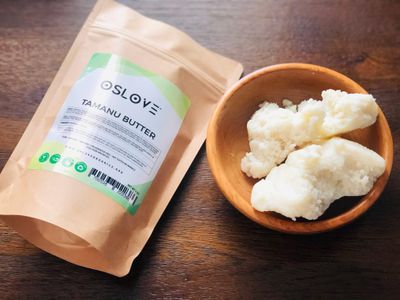 Oslove Organics Tamanu Butter 8 oz Natural Moisturizer for Skin and Hair | Great for keeping whipped body butters soft and fluffy, lotions, salves and cremes