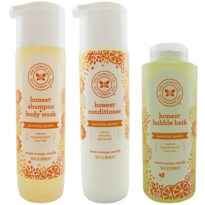 The Honest Company Shampoo &amp; Body Wash, Conditioner, and Bubble Bath Variety Pack