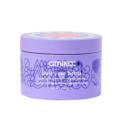 amika bust your brass toning + strength repair mask, 250ml