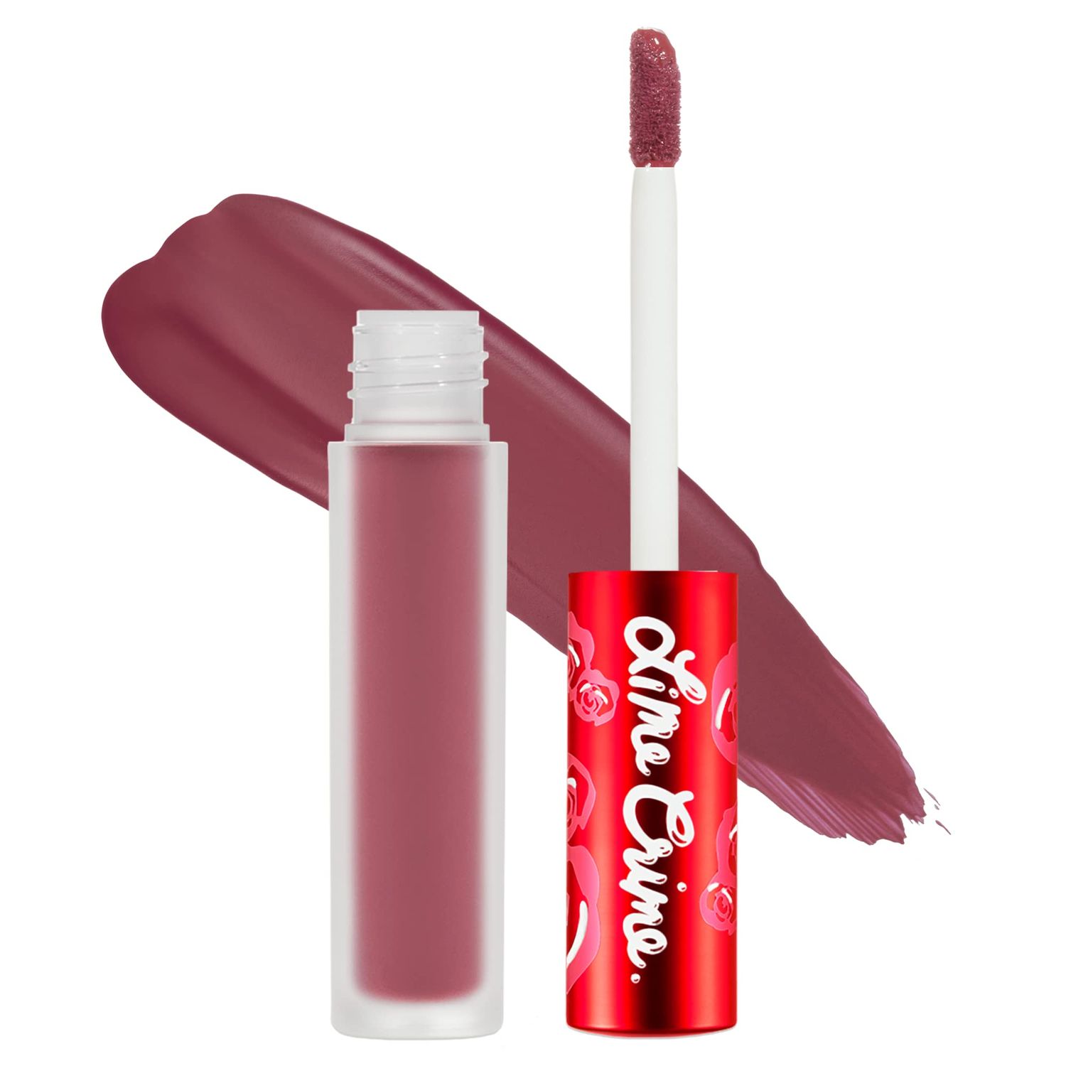 Lime Crime Velvetines Liquid Matte Lipstick, Sasha (Toasted Rose) - Bold, Long Lasting Shades &amp; Lip Lining - Stellar Color &amp; High Comfort for All-Day Wear - Talc-Free &amp; Paraben-Free