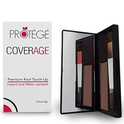 Premium Root Touch Up - CoverAge - Instant Root Concealer to Cover Roots and Grays Between Salon Trips - Water Resistant - Light Brown