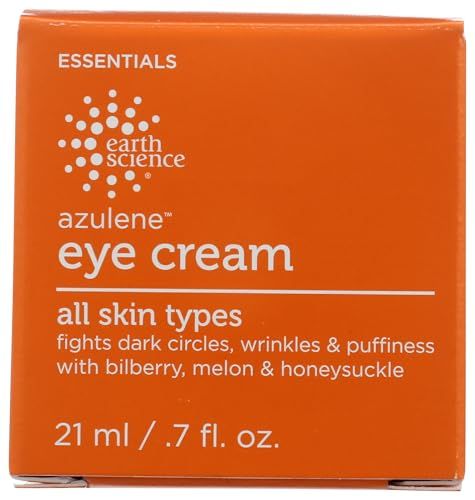 EARTH SCIENCE - Azulene Eye Cream For Puffiness, Dark Circles, and Wrinkles (0.7 oz.)