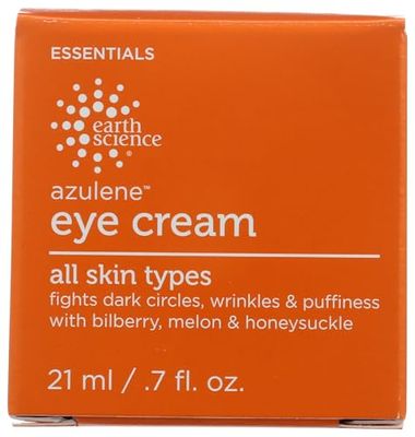 EARTH SCIENCE - Azulene Eye Cream For Puffiness, Dark Circles, and Wrinkles (0.7 oz.)