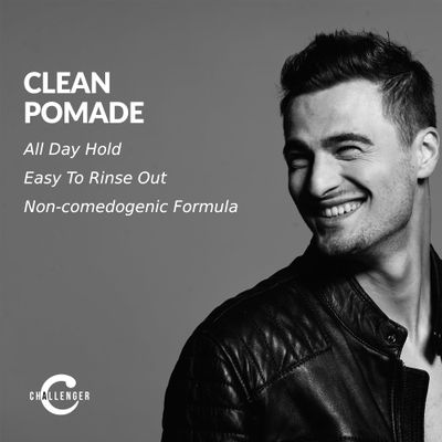 Challenger Fragrance Free Cream Pomade | Non-Comedogenic Styling Product | Unscented Hair Gel | Medium Firm Hold &amp; Clean Ingredients | 3oz