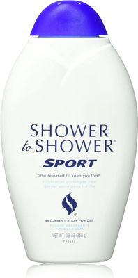 Shower to Shower Absorbent Body Powder, Sport, 13-Ounce Bottles (Pack of 3)