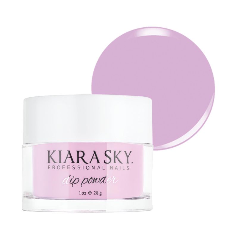 Kiara Sky Long Lasting Nail Dip Powder Purple Tones 1 oz, D'Lilac