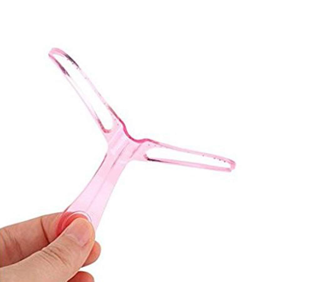 WOIWO 2PCS Women Lady Eyebrow Shaping Tools DIY Beauty Accessories Eyebrow Template Color Random