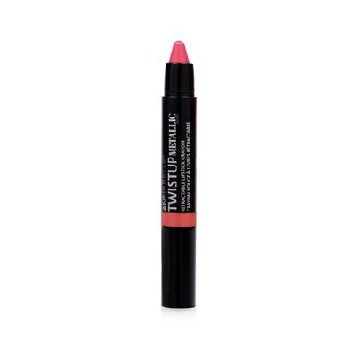 Annabelle Twistup Metallic Lipstick, Crazy Coral, 1.5 Gram