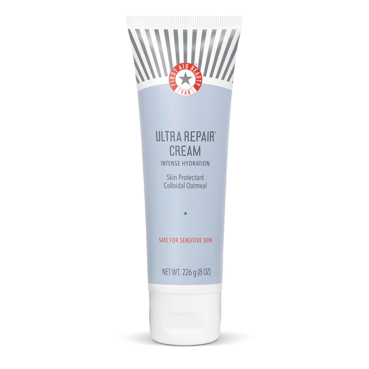 First Aid Beauty - Ultra Repair Cream, Intense Hydration Whipped Colloidal Oatmeal, Clinically Proven to Strengthen Skin Barrier in 7 Days &amp; Helps Relieve Eczema, Luxury Face &amp; Body Moisturizer, 8 oz
