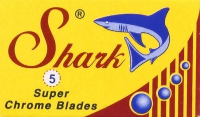 100 Shark Super Chrome Double Edge Razor Blades