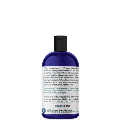 cocojojo Jamaican Black Castor Oil, Organic Cold Pressed, 100% Natural, 8 oz, For Hair, Skin, Eyelashes Growth and Acne Restoration, Virgin Premium Refined Grade A