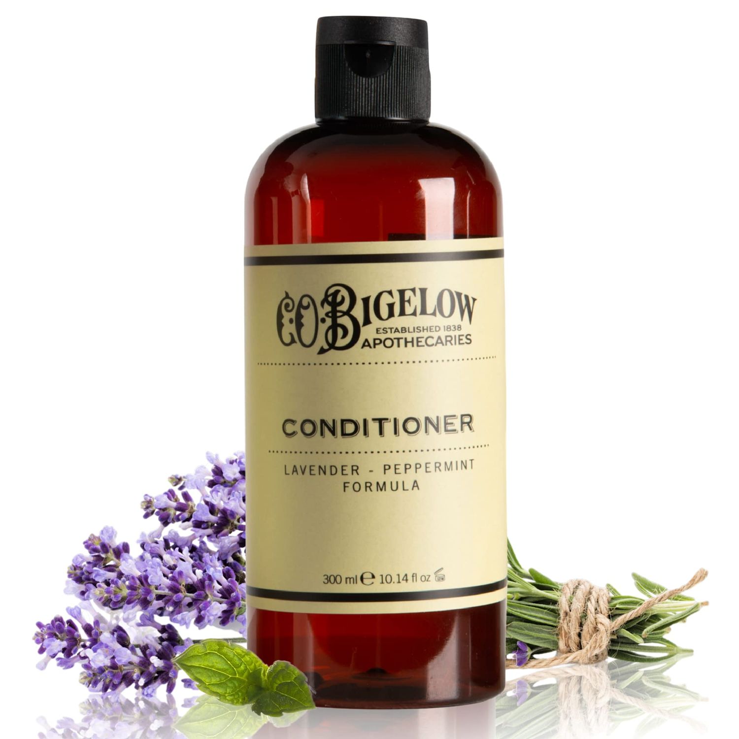 C.O. Bigelow Conditioner, Lavender Peppermint Conditioner Moisturizes &amp; Softens Hair, Hydrating Luxury Conditioners for Men &amp; Women, 10.4 Fl Oz.