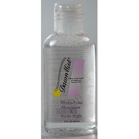Dawn Mist Rinse-Free Shampoo and Body Bath (2- 8 oz Bottles)