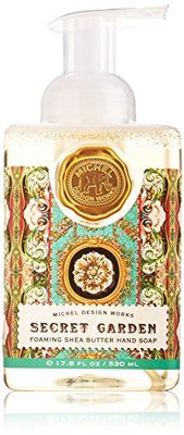 Michel Design Works Foaming Hand Soap, 17.8 Fluid Ounce, Secret Garden