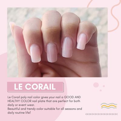 Makartt Poly Nail Gel: Natural Pink 50ML Gel Builder for Nail Extension Nail Strengthener Beauty Gift Trendy Nail Art Design for 3D Gel Nail Molder Salon Supplies Nail Art Easy DIY at Home