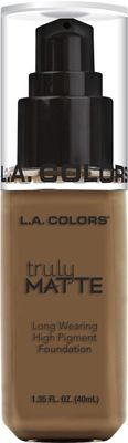 L.A. COLORS Truly Matte Foundation, Cappuccino CLM363