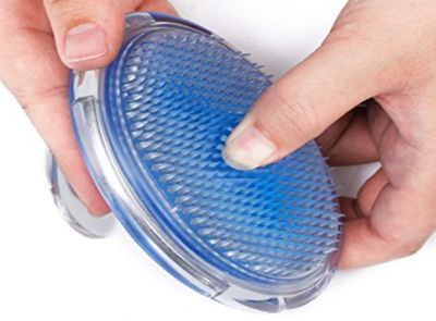 MABUA 2 Pieces of Exfoliating Head, Body, Armpit, and Facial Ingrown Hair Brush Treatment (Soft Brush), Available in Hard Bristle
