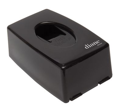 Diane Neck Strip Dispenser - Dispensing Container for Salon or Barber Shop - 5.9 x 3.6 x 2.4 - Black - DEA027