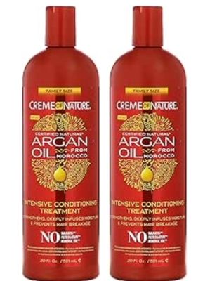 Creme Of Nature Argan Oil Conditioner Pro Treatment20 Ounce (591ml) (2 Pack)