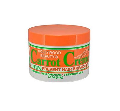 Hollywood Beauty Creme, Carrot, White , 7.5 Ounce