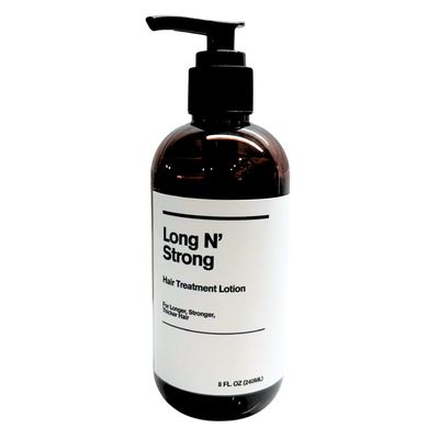 Long &#39;N Strong Treatment Lotion - Repair Split Ends, Thicken Hair, Strengthen Hair, Repair Damage - For All Hair Types - 240 ML