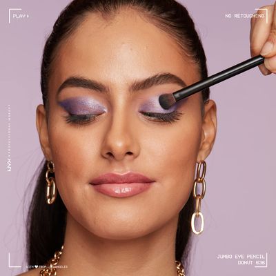 NYX PROFESSIONAL MAKEUP Jumbo Eye Pencil, Blendable Eyeshadow Stick &amp; Eyeliner Pencil - Donut (Lilac)