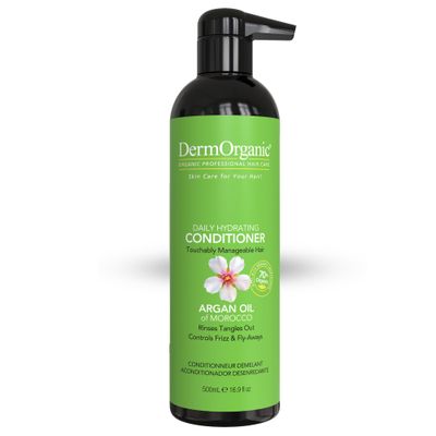DermOrganic Argan Oil Daily Hydrating Hair Care-Sulfate Free &amp; Color Safe-CONDITIONER 16.9 oz