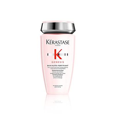 KERASTASE Genesis Nutri-Fortifiant Shampoo | Anti-Breakage &amp; Strengthening For Weak or Damaged Hair | Nourishes &amp; Hydrates Hair | For All Hair Types | 8.5 Fl Oz
