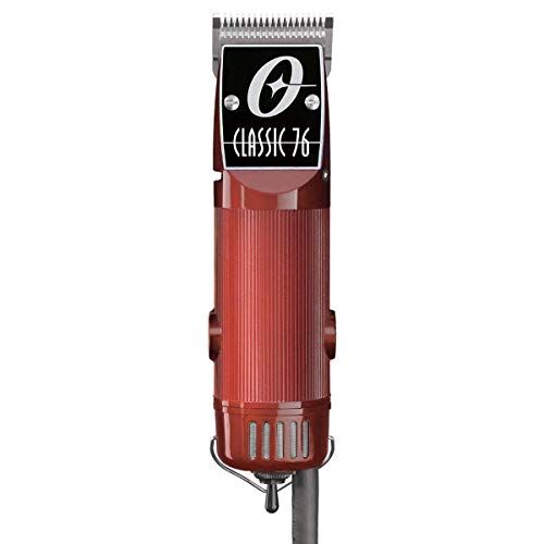 Oster Professional Hair Clippers, Classic 76 for Barbers and Hair Cutting with Detachable Blade, Burgundy