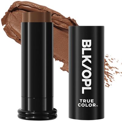 BLK/OPL Skin Perfecting Foundation Stick, SPF 15 Buildable &amp; Blendable Face Foundation Makeup with Matte Finish - Full Coverage, Color Correcting &amp; Sculpting - Hypoallergenic (Black Walnut)
