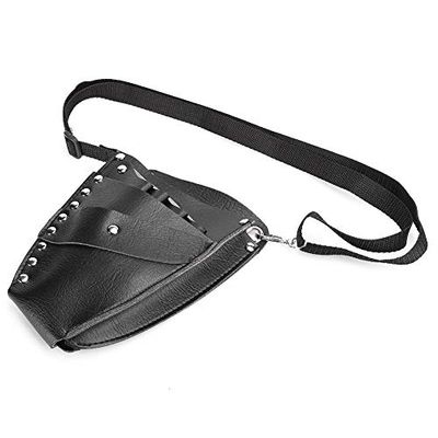 PU Leather Scissors Holster, Salon Barber Hairdressing Scissors Shear Hairdressing Holder Pouch Case Bag Storage Waist Bag