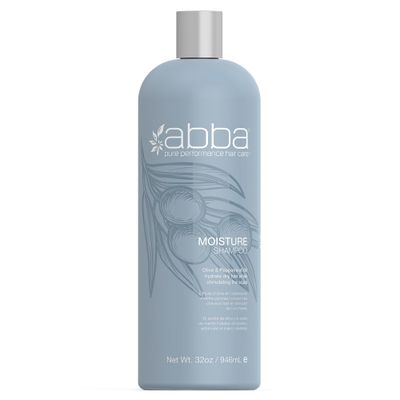ABBA Moisture Shampoo, Olive Butter &amp; Peppermint Oil, 32 Fl Oz